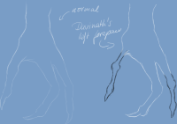 Davinath's rather badly atrophied left forepaw Davinath's rather badly atrophied left forepaw